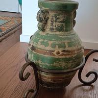 Vaso in terracotta verniciata a mano