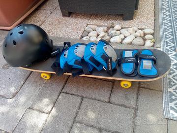 SKATEBOARD 80cm Roces + KIT Protezioni