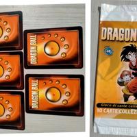 Lotto di N.5 Gioco carte Dragon Ball 