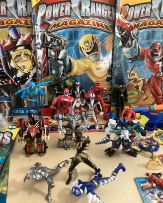 Power Ranger anni 2000 cards personaggi riviste