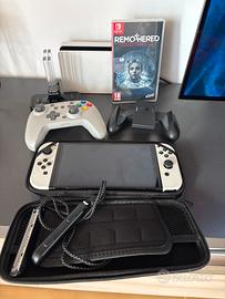 Nintendo Switch OLED con scatola e accessori