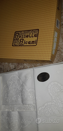 Lenzuola matrimoniale Ricamo a mano corredo