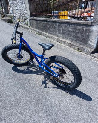 Mtb fat bike 24" per ragazzo bambino