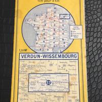 Carta stradale Pneu Michelin vintage 