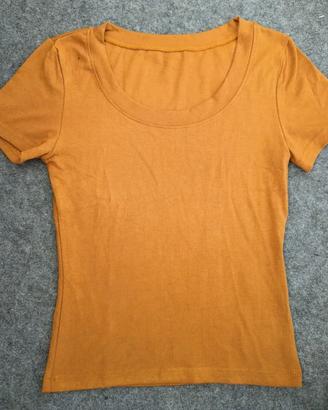 Maglietta arancione da donna
