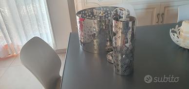 2 lampadari moderni stessa serie