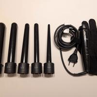 Set ferro arricciacapelli con 6 accessori