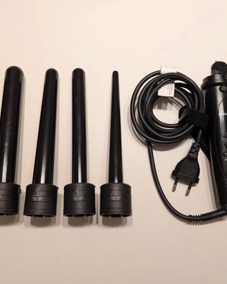 Set ferro arricciacapelli con 6 accessori