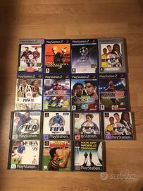 Lotto 15 giochi ps1 e ps2 calcio fifa e pes