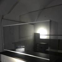 Divisorio in plexiglas
