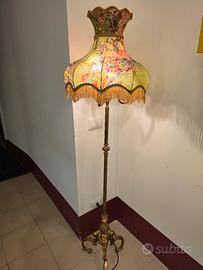 Piantana paralume in ottone anni '40