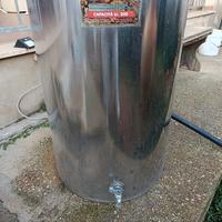 Contenitore Acciaio Inox 200litri