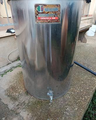 Contenitore Acciaio Inox 200litri