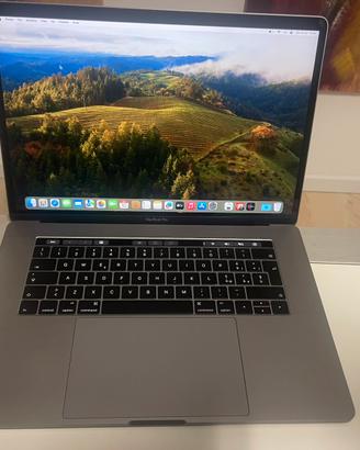 MacBook Pro 15” 2019 batteria 2 cicli