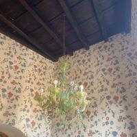 Coppia di lampadari Murano sei bracci