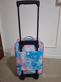 Valigia Trolley Anna e Elsa 50x35x20