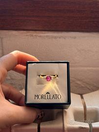 Anello oro 18k con diamanti