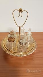 Porta condimenti girevole  anni '70 argento