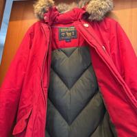 Cappotto woolrich rosso