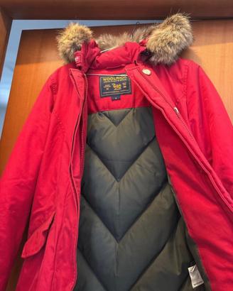 Cappotto woolrich rosso