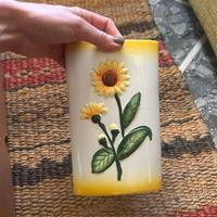 Decorazione termosifone girasole