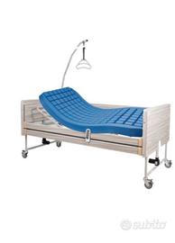 LETTO ORTOPEDICO ELETTRIVO IN LEGNO GRIGIO BONGO