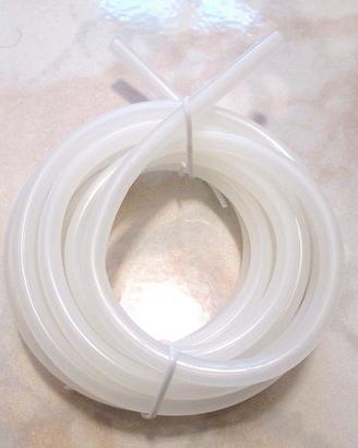 Tubo PVC Øint.4mm Øest.6mm lunghezza 2metri bianco