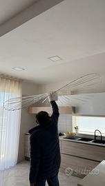 Lampadario a sospensione moderno grande