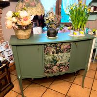 credenza francese in legno completamente restaurat