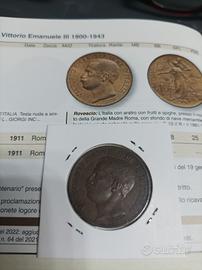 moneta C.10 regno 1911