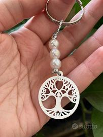 Portachiavi Albero della vita fatto a mano