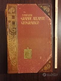 Grande atlante geografico - Adolfo Stieler - 1912 - Collezionismo In vendita  a Messina