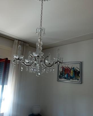 lampadario cristallo 