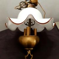 Lampadario da cucina in ottone