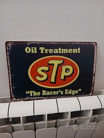 cartello in metallo vintage style STP OIL