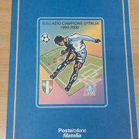 Cartella Filatelica S.S. Lazio Campione d'Italia 