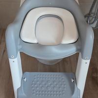 Riduttore WC per bambini con scaletta come nuovo