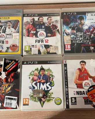 giochi per PlayStation 3 ken shiro fifa sims nba
