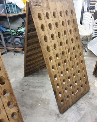 Pupitre da 120 bottiglie originale anni 70