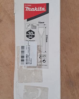 Scalpello Largo Makita D-23868 Hex 30mm 75x310mm