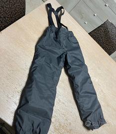Pantalone neve bimbo 5/6 anni Decathlon