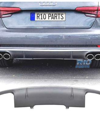 DIFFUSORE AUDI A4 B9 16-19 LOOK S4