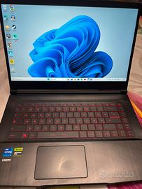 Computer MSI thin gf63 12 uc