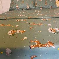 Lenzuolo matrimoniale in 4 pezzi hand made 