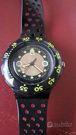 Swatch SDB102 Scuba 200M Shamu Black Wave Quartz