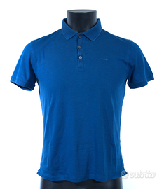 Calvin Klein Polo casual blu intenso (S)