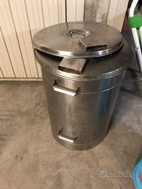 Contenitore acciaio inox trasporto olio o latte