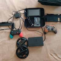 Nintendo switch con accessori