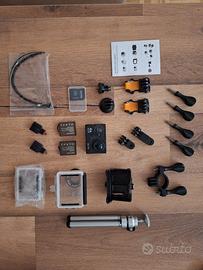 action cam 4k fisheye foto video borsa attacchi