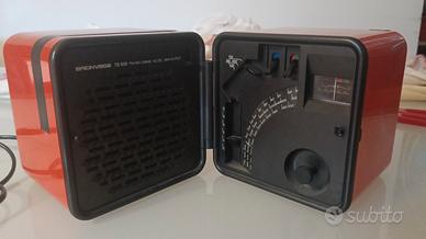 Radio cubo brionvega TS 505 Rossa-funzionante 